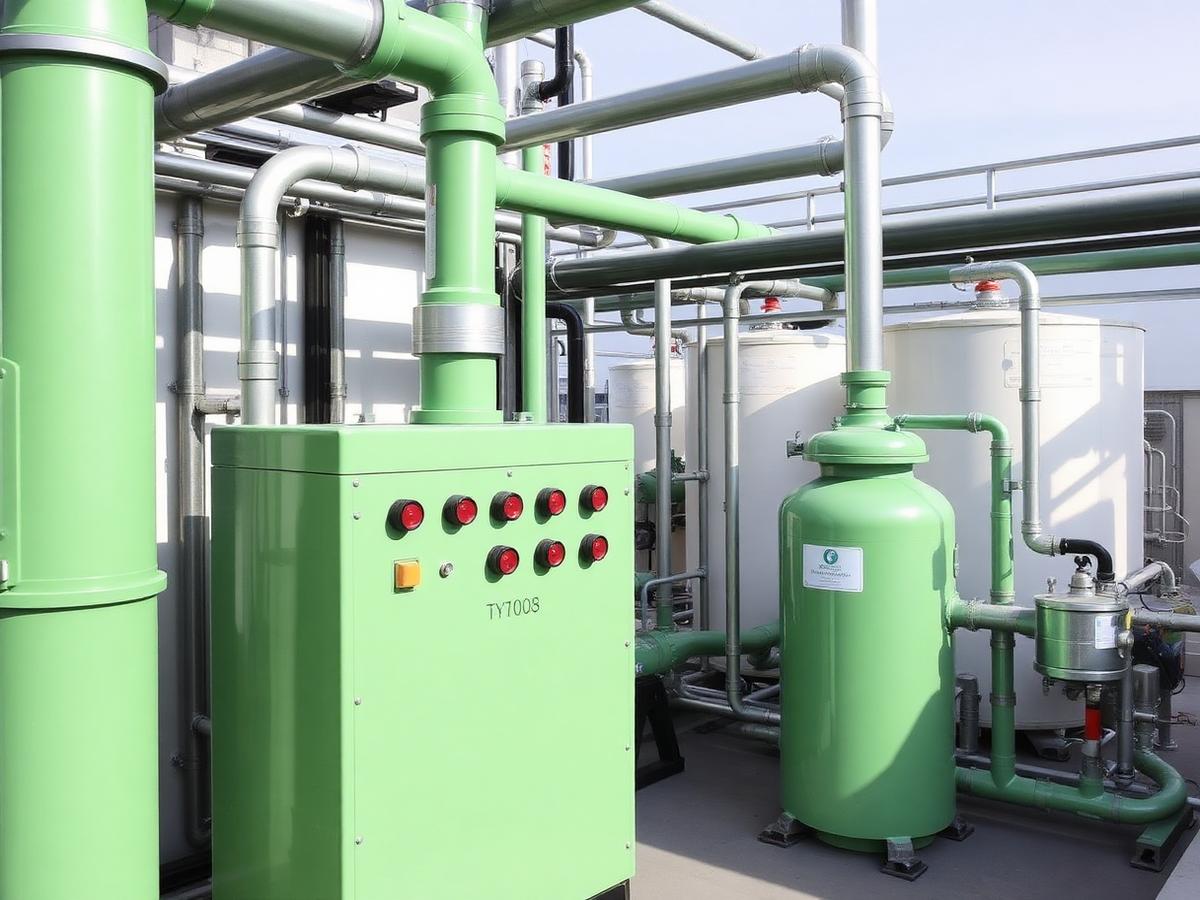 Green hydrogen electrolyser plant